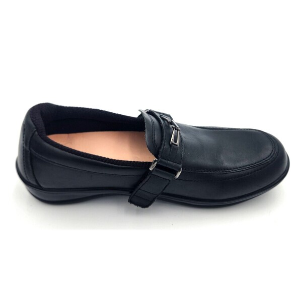 Orthofeet Womens Loafer Shoes Size 10.5 N Chelsea 817 Black Leather Diabetic - Picture 6 of 14